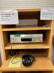 試聴席の写真